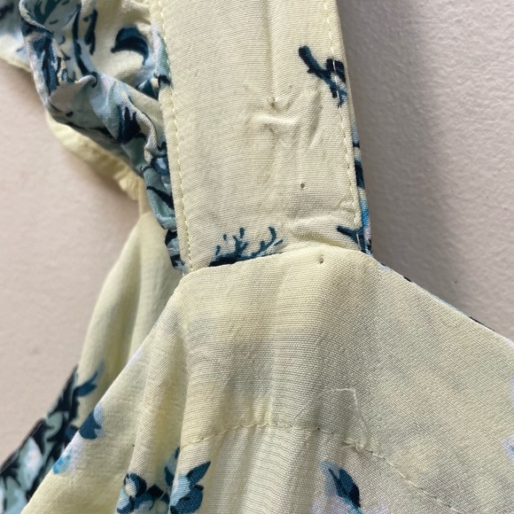 Loft Women’s Plus Floral Ruffle Strap Midi Dress 14 - Picture 8 of 9